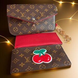 Brown and Red Women's Bag Small cross body bag